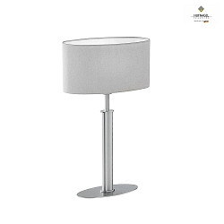 Lampe de table ARUBA E27 IP20, argent gradable