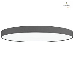LED ceiling luminaire LUNA X,  30cm, 22W 3000K 1950lm, dimmable, chintz, taupe