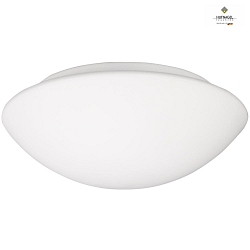 LED ceiling luminaire JOIZ, IP44,  33cm, with bayonet lock, seamless dimming, white frosted opal glass, 13W 4000K 1700lm