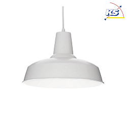 Luminaire  suspension MOBY SP1 E27 IP20, blanche