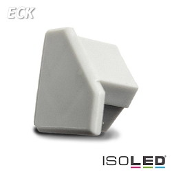 Accessory for profile ECK10 - endcap, silver, closed