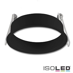 Round extension ring for recessed spot Sys-68, set back , matt black