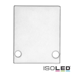 Accessory for profile HIDE SINGLE - aluminium endcap EC89W incl. screws, white RAL 9003