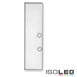 Accessory for profile HIDE BOTTOM - aluminium endcap EC94, incl. screws, black RAL 9005