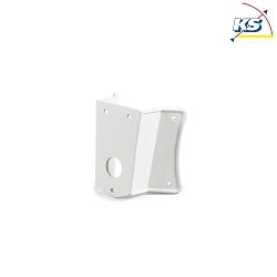 Outdoor corner mount for Konstsmide CLASSIC wall luminairs, 14.5 x 14 x 8cm, white aluminium