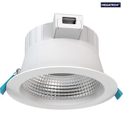 recessed luminaire FILA FR  19CM CCT Switch, switchable, multipower, with reflector IP54, white  13,5 / 18