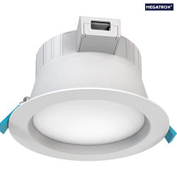 recessed luminaire FILA DF  15CM CCT Switch, switchable, multipower, with diffuser IP54, white  13,5 / 18