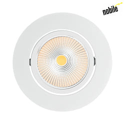 Downlight 5068 ECO FLAT rond, dimmable IP40 blanc mat gradable