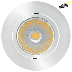 Recessed LED spot 5068 ECO FLAT, round, 350mA, 8W 3000K 700lm 38, CRi>90, dimmable, chrome