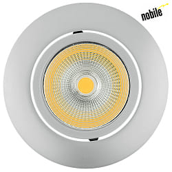 recessed luminaire 5068 ECO FLAT BIO dimmable IP40, chrome matt, clear dimmable 8W 530lm 4000K CRI 97