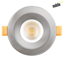 Outdoor LED spot 68 FP IP65, 350mA, 6.6W 4000K 700lm 38, brushed nickel