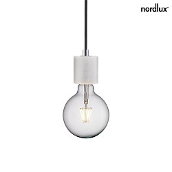 Nordlux Pendant luminaire SIV, E27, marble, white