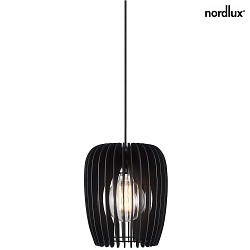Nordlux Pendant luminaire TRIBECA 24, shade  24cm, height 30cm, pendulum 300cm, E27 max. 60W, black