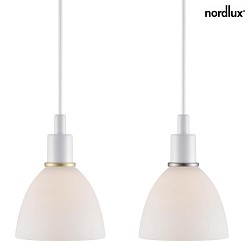 Nordlux Pendant luminaire RAY, set of 2, E14, white/opal