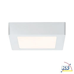 Applique et plafonnier LUNAR LED petit, angulaire, commutable, blanc mat 