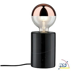 Lampe de table NEORDIC NORDIN  1 flamme, cylindrique E27, noir  gradable