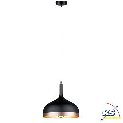 Paulmann Pendant luminaire Neordic Embla 1 flame, black /copper