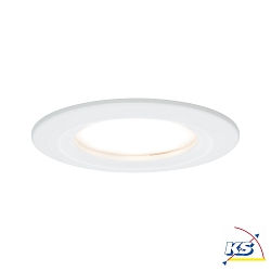 Lumire encastre NOVA PLUS COIN rond, lot de 1 IP44, blanc mat gradable 6,8W 2.700K