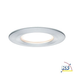 Lumire encastre NOVA PLUS COIN rond, rigide, lot de 3 IP44, aluminium gradable 3x6,8W 2.700K