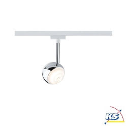 Spot URAIL CAPSULE II LED, chrome, blanche gradable