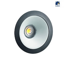 Downlight CYRA M ECO REFIT contrlable par DALI IP20, couvert de poudre, noir  gradable