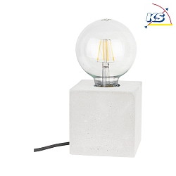 Lampe de table STRONG angulaire E27 IP20 blanche