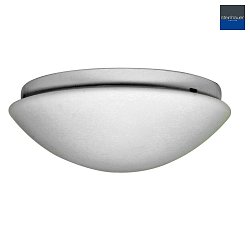 Applique et plafonnier CEILING AND WALL grand, rond, cambr IP20, blanc mat gradable