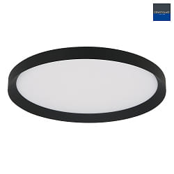 ceiling luminaire FLADY up / down IP20, black dimmable