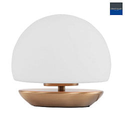 Lampe de table ANCILLA rond, court, avec variateur tactile G9 IP20, bronze bross gradable