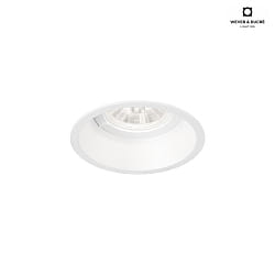 LED Recessed spot DEEP 1.0, IP20, 350/500mA, 7/10W 2700K, CRi >90, with leaf springs, white
