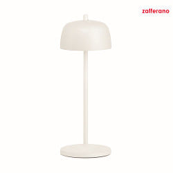 Lampe de table  accu CIRCE IP65, blanc mat gradable