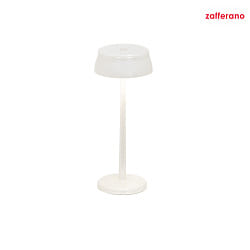 Lampe de table  accu SISTER LIGHT IP65, scintillant, blanc perle gradable