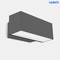 wall luminaire AFRODITA LED switchable IP66, anthracite